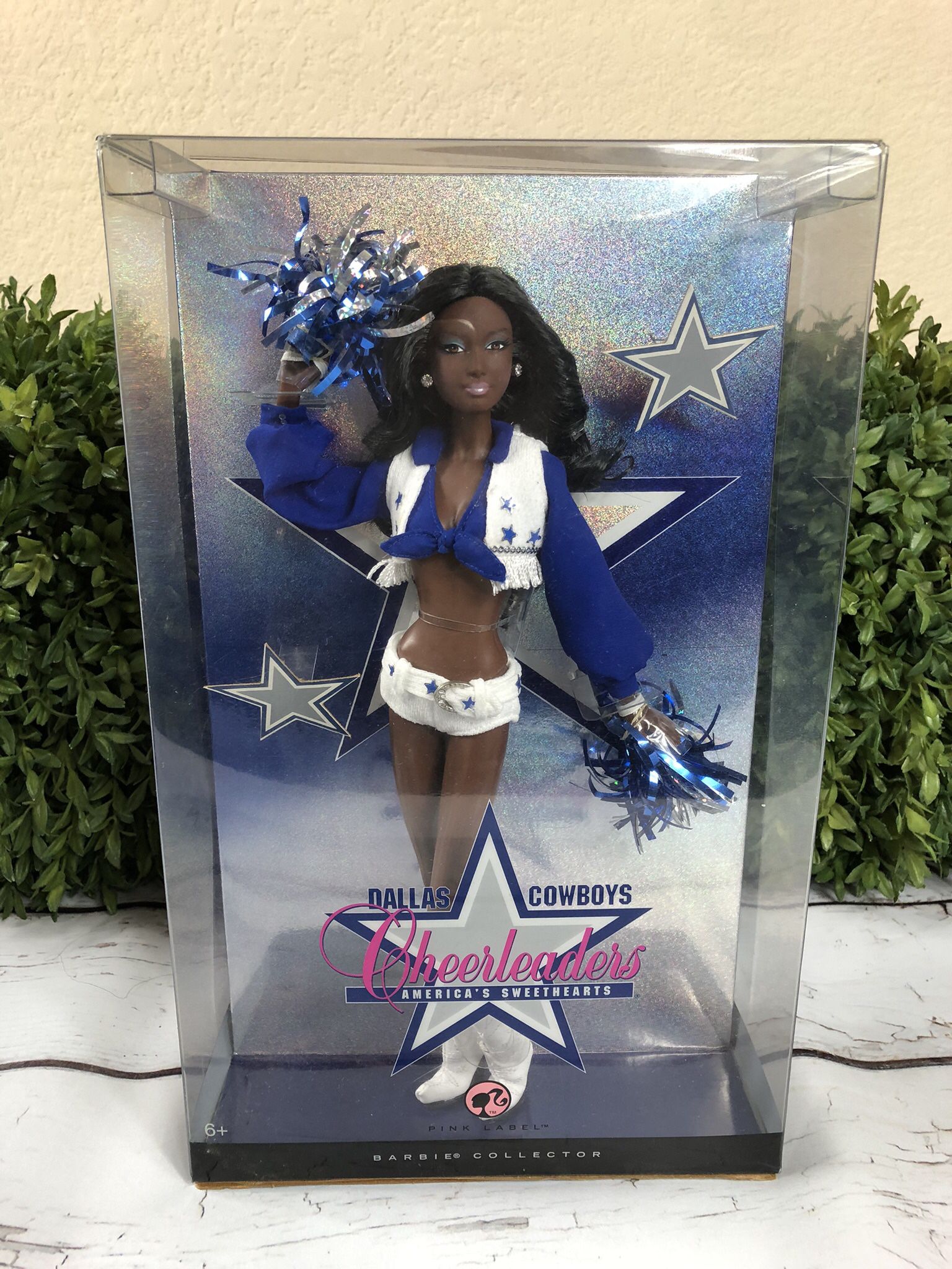 Dallas Cowboys Cheerleader Barbie Doll African American 