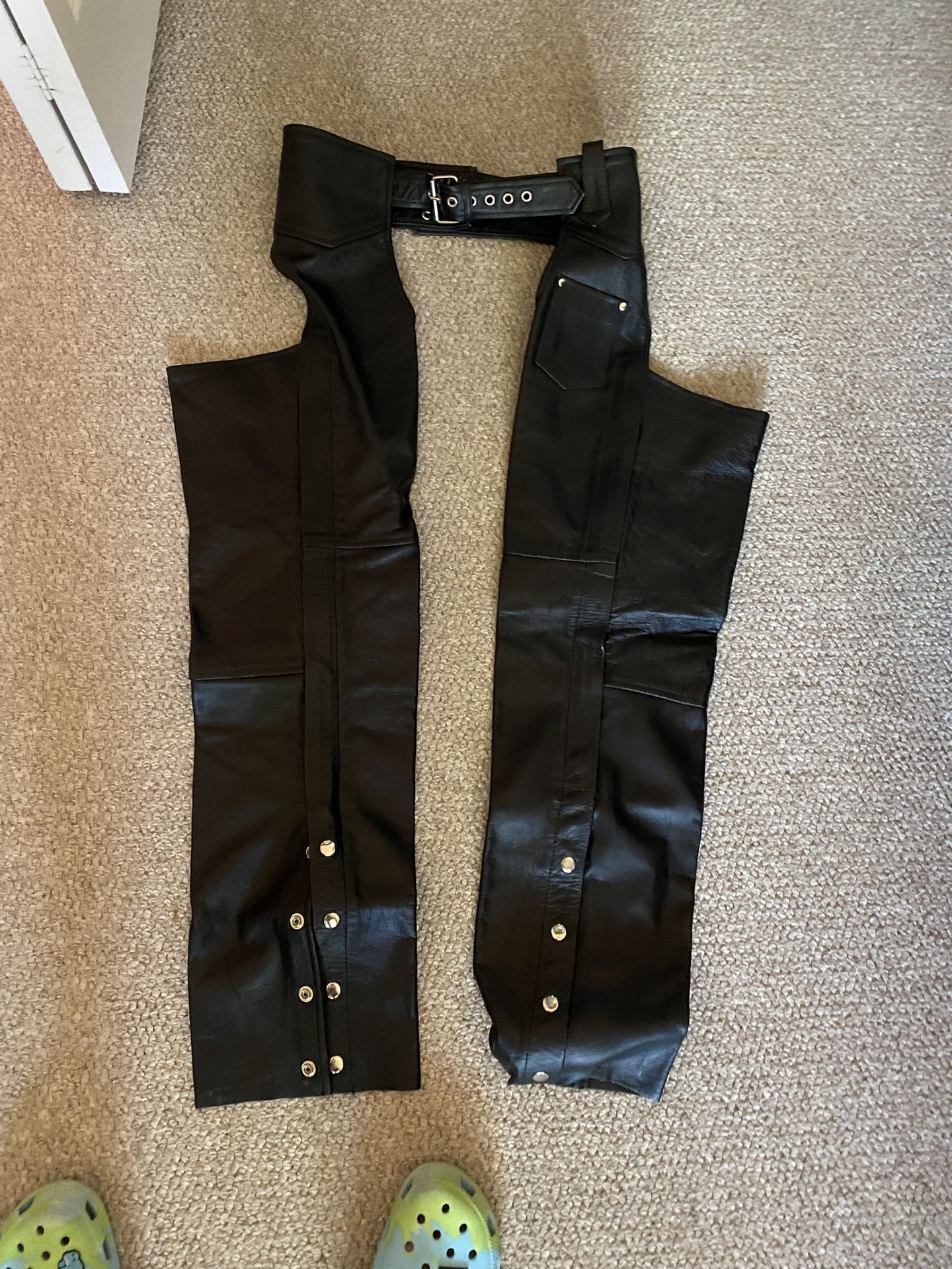Leather Riding Chaps