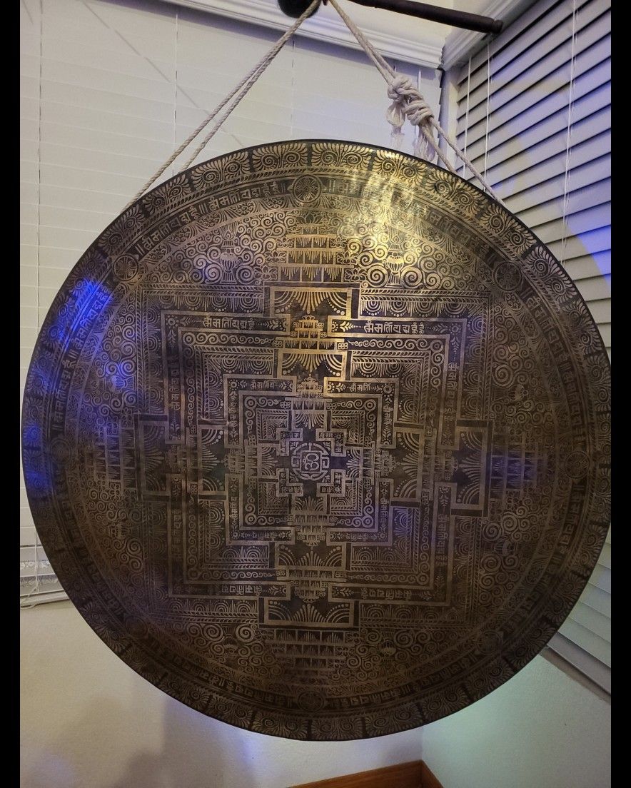 Beautiful Large Nepalese Gong For Sale
