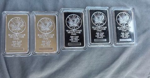 Silver bars (65 each today only)