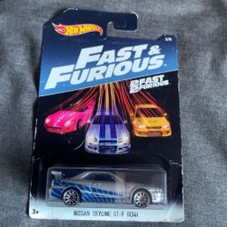 Hot Wheels F&F Nissan Skyline GT-R R34