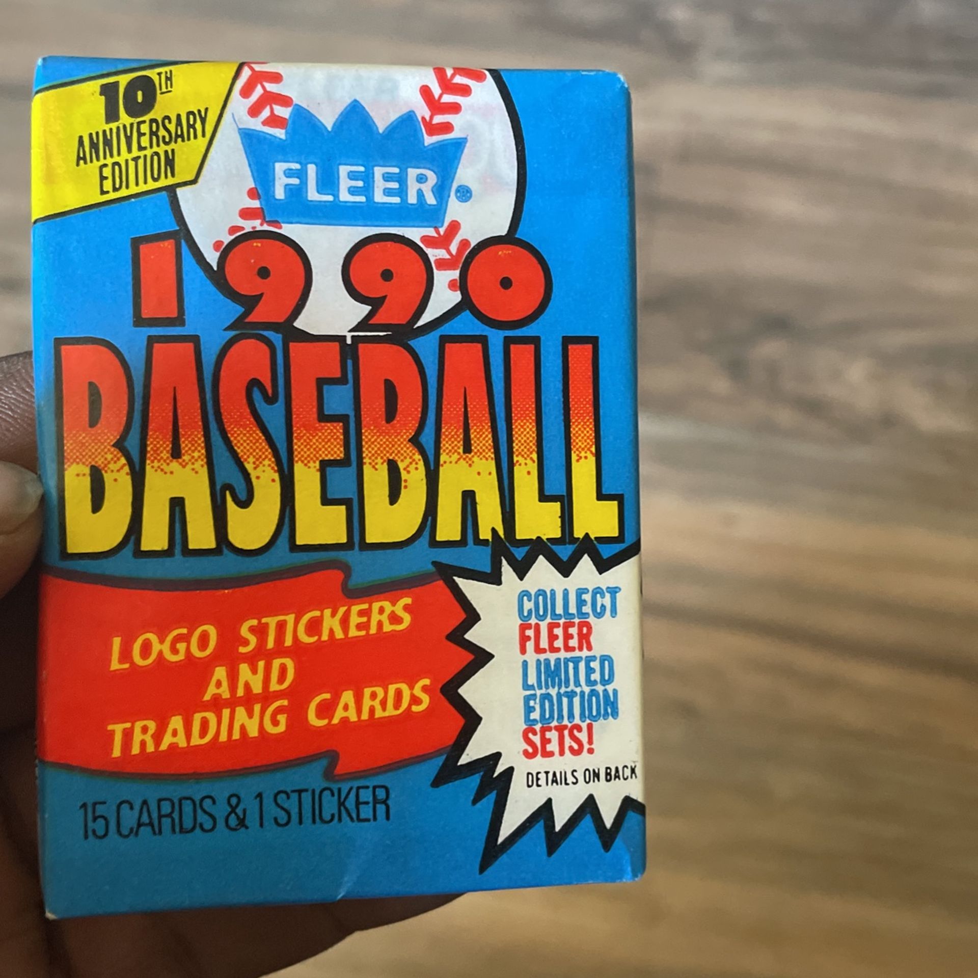 1990 Fleer Baseball Card For Sale 15 Cards And One Sticker
