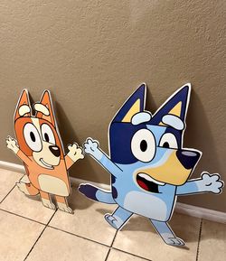 Bluey & Bingo Backdrop props