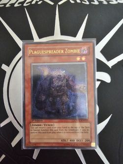 Yugioh Plaguespreader Zombie ultimate rare 1st Edition CSOC