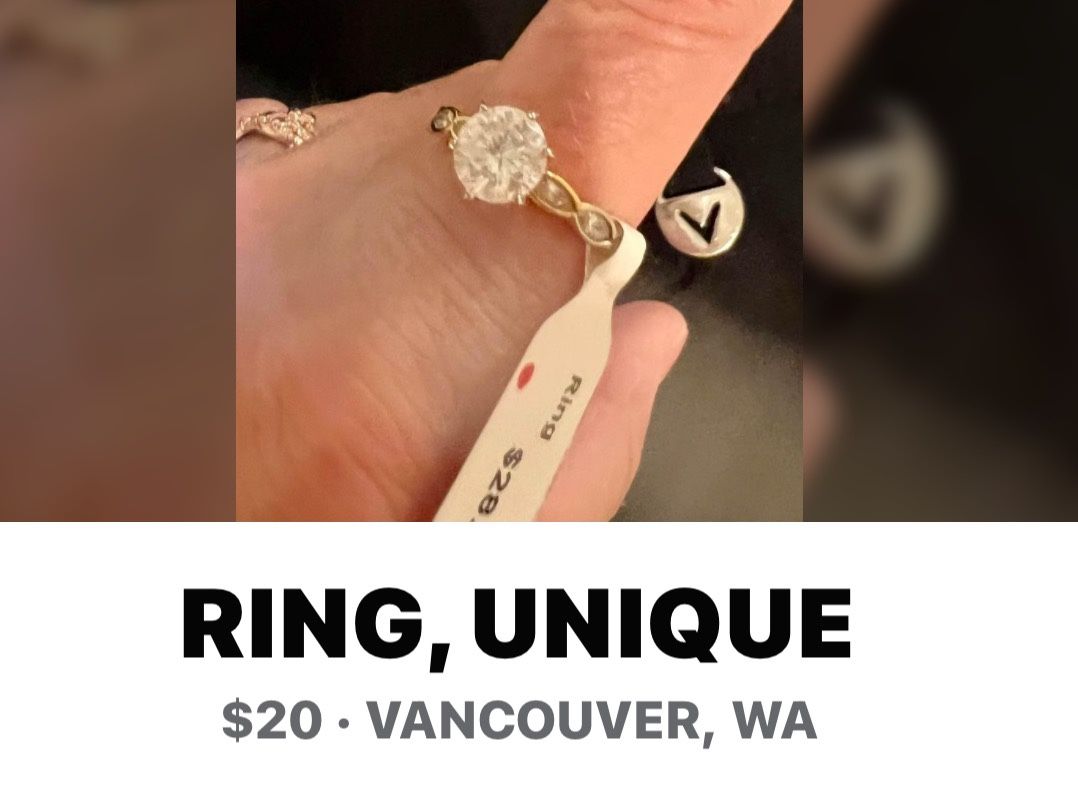 RING, 925 Silver Stamped, New!