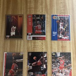 Lot Of 6 Michael Jordan Cards 