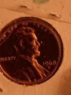 1968 Lincoln memorial penny