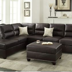Sectional Sofa with Ottoman