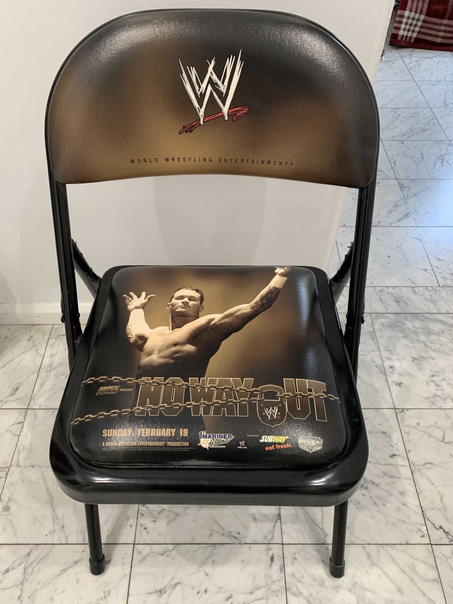 Vintage WWE Smackdown No Way Out Chair