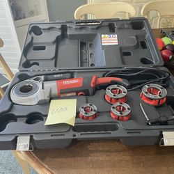 Ridge 44918 model 600 I handheld power drive kit pipe, threading machine