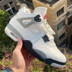 Nike Air Jordan 4 Retro White Cement Size 11.5