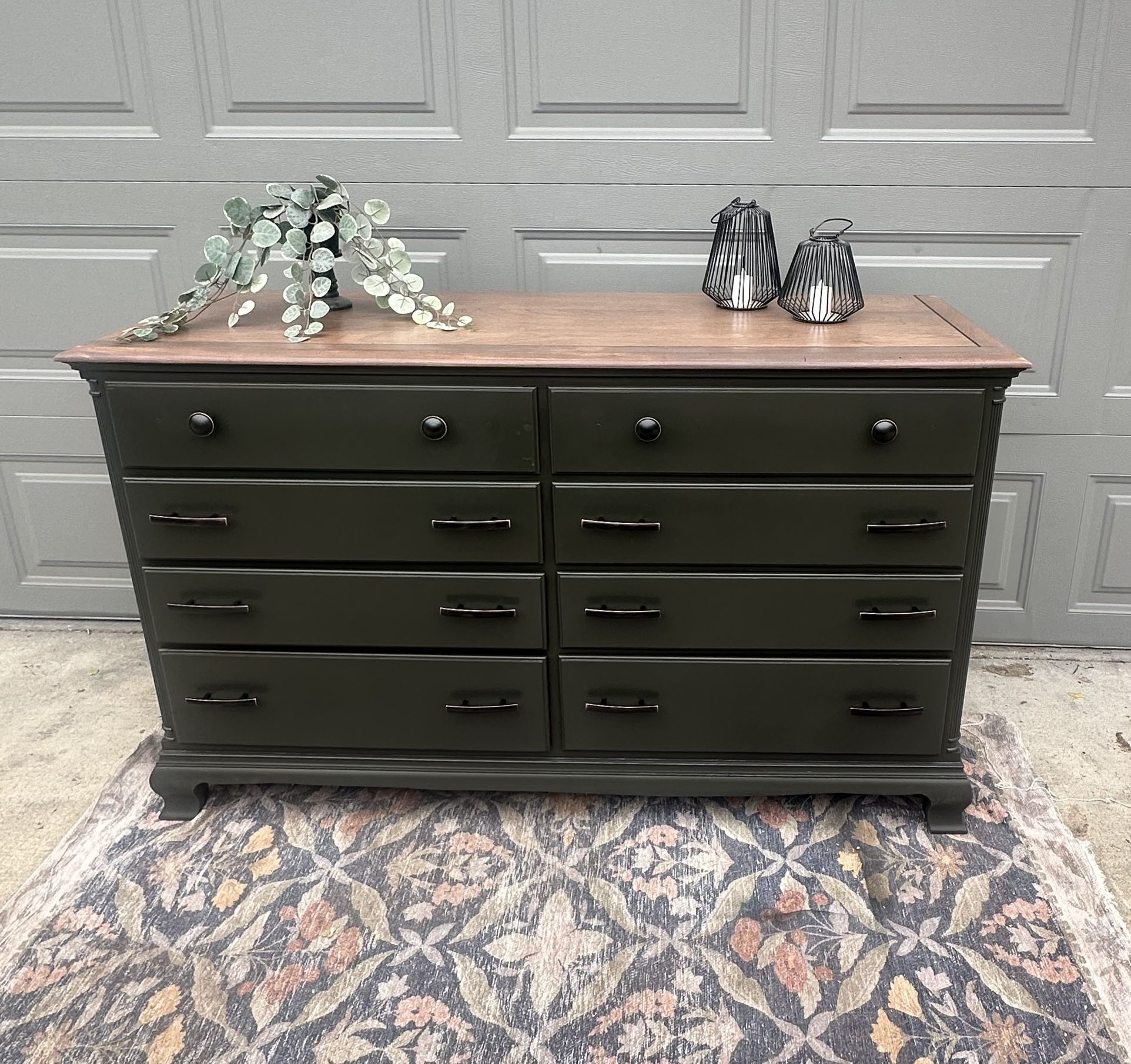 8 Drawer Dresser Solid Wood