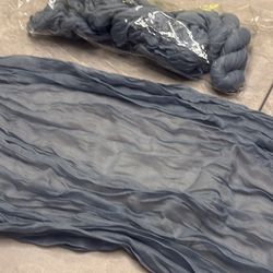 Wedding Dusty Blue Table Runners (3)