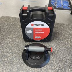 Wurth Veribor 260 Lbs / 120 Kg 8-1/4" Heavy-Duty Vacuum Suction Cup Lifter with Case TPW003329