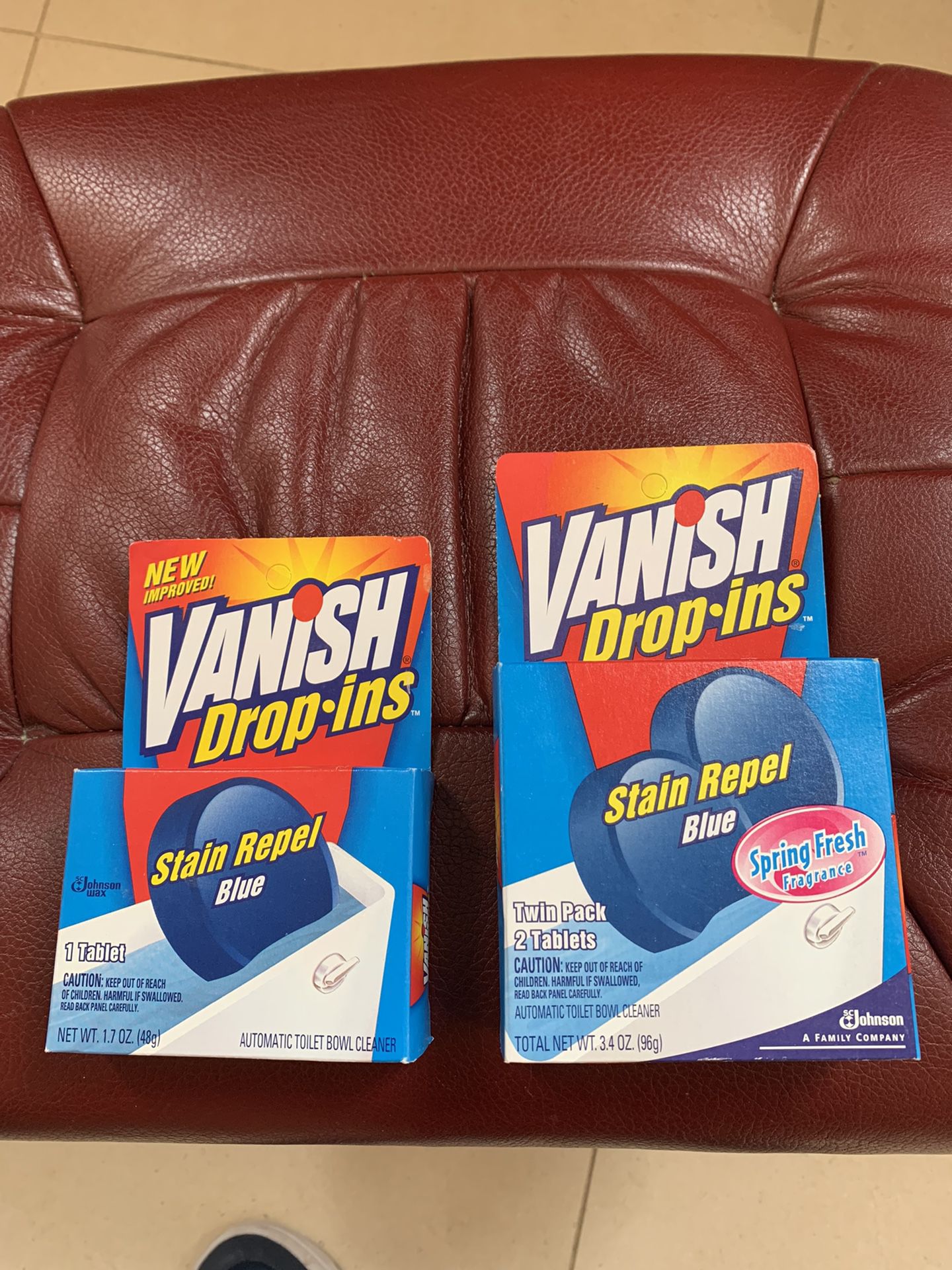Vanish Drop In Toilet Bowl Cleaners  NIB FREE