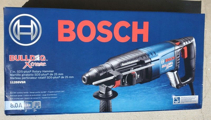 Bosch Bulldog Xtreme 8 Amp 1 in. Corded Variable Speed Concrete Hammer Drill