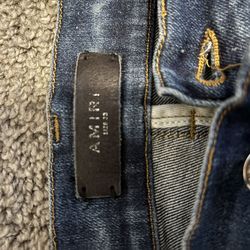 Amiri blue jeans