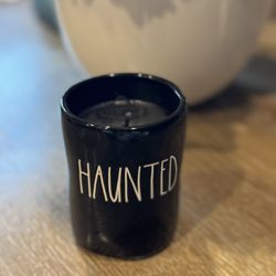 Rae Dunn Haunted Candle