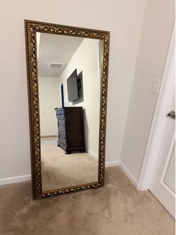 Large floor or mounted mirror