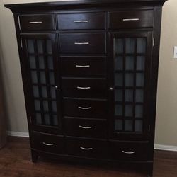 Solid wood dresser/ Armoire