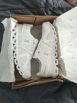 On Cloud Running Sneakers All White