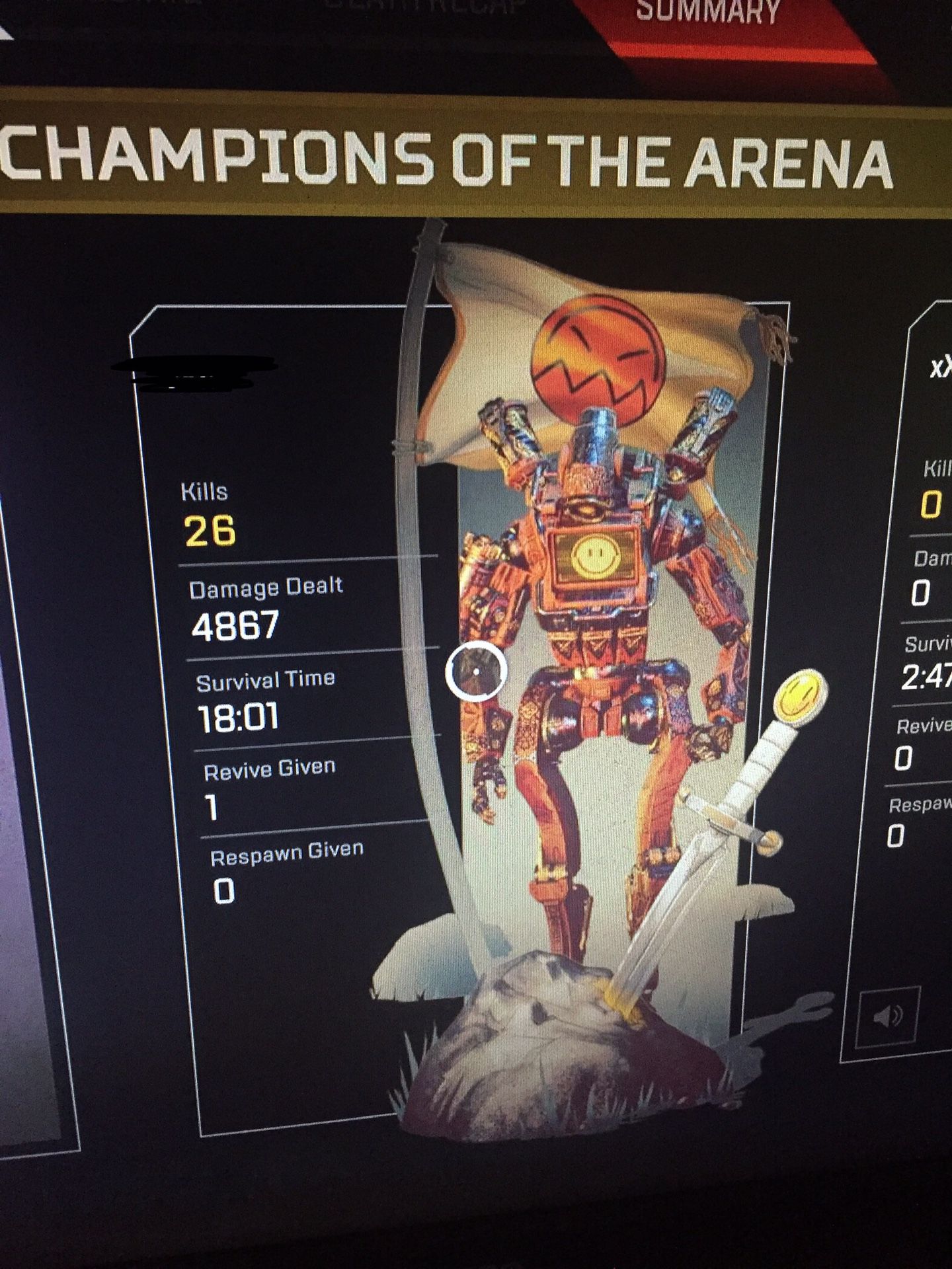 Apex legends 4K 20 kill badge XBOX ONLY