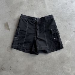 Vintage Black Wilson Board Shorts - S