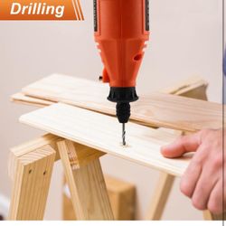 🔥Brand new🔥 Pneumatic Brad Nailer, 18 GA, 2 in 1 Nail Gun and Crown Stapler, with 400pcs Nails/ 300pcs Staples, for Carpentry, DIY Project, Woodwork