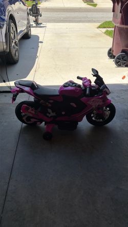 Barbie toddler motorcycle