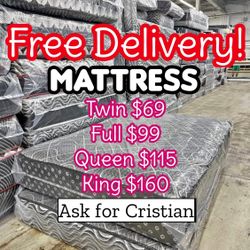 New Mattresses  Twin mattress Full mattress Queen mattress  King mattress  Colchones nuevos  Beds 