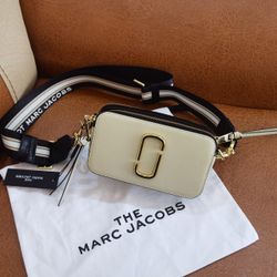 Marc Jacobs The Snapshot Crossbody Bag Cloud White Multi