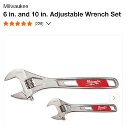 Milwaukee
6 in. and 10 in. Adjustable Wrench Set