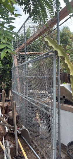 Chainlink fence sections