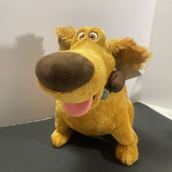 Disney Store 12" Dug (Doug) Dog Plush from Pixar Movie Up Stuffed Animal New NWT