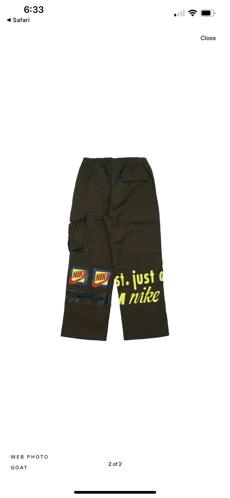 Nike x Cactus Planet Flea Market Track pants Olive