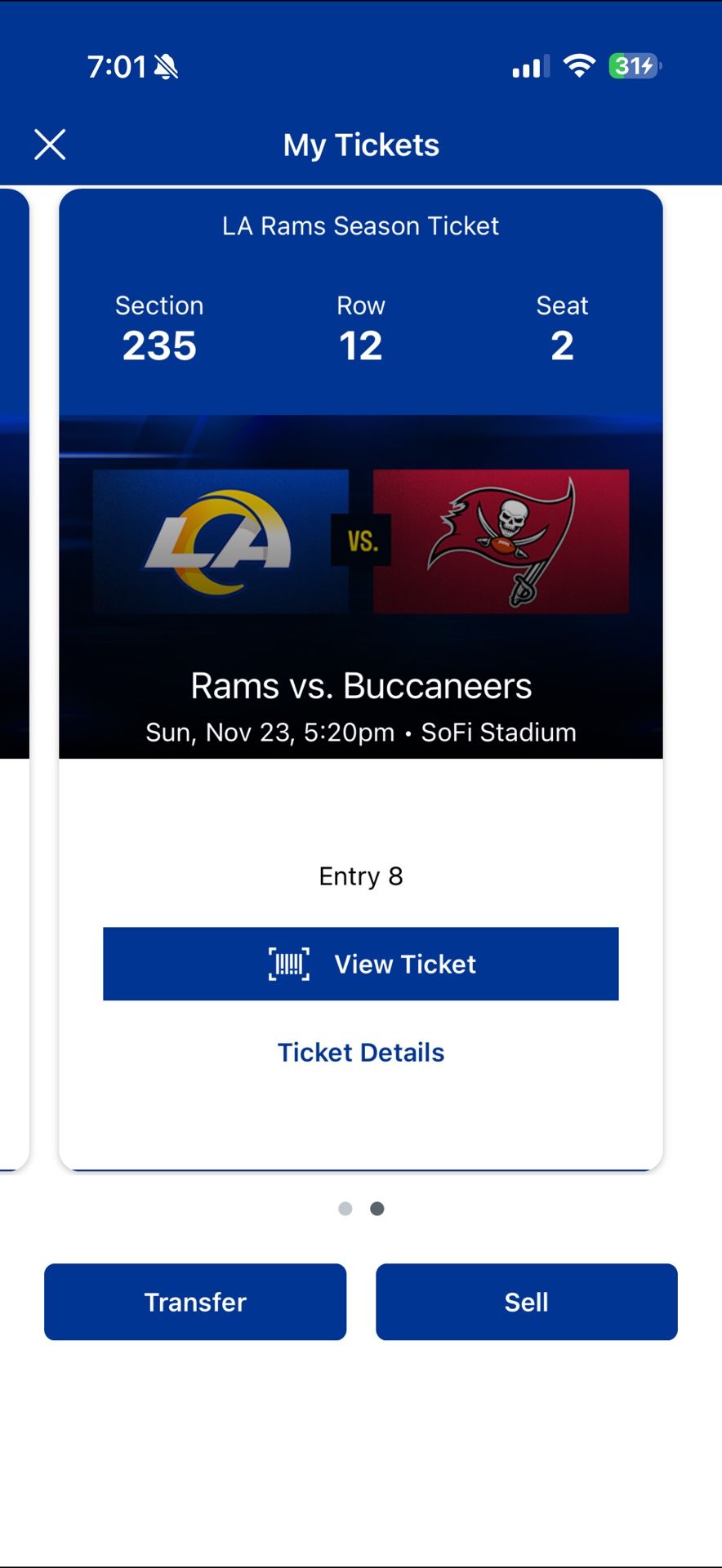 Rams Vs Buccaneers 