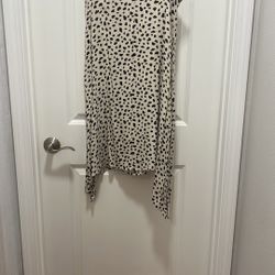 Leopard print midi Skirt