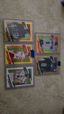 Donruss Press Proof NFL Football Cards Lot of 5