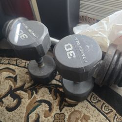Fitness Gear 30 Lb Dumbbells