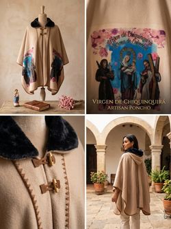 Virgen de Chiquinquirá Artisan Poncho