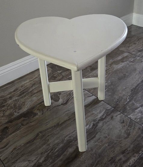 Small Wood Side Table 20" tall