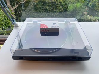 Turntable Audio-Technica AT-LP3XBT-BK with Ortofon 2M Blue Record Player Vinyl