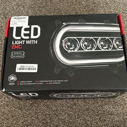 LX-LIGHT 120W High Power Motorcycles LED Headlight with DRL EMC Compatible with Road Glide 2015-2024