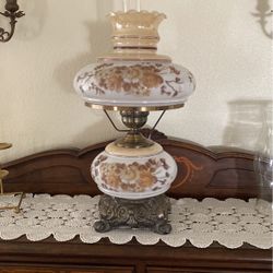 Vintage Hurricane Style Lamp