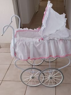 Pink  3 + 1 Dolls  Stroller  ,Carries  for girls