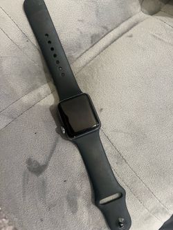 Apple Watch with Black Sport Band
