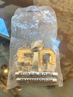 Super Bowl 50 Official Transportation NFL Lapel Pin – New