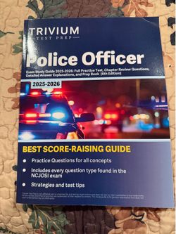 Trivium  2025-2026 Police Officer Prep Test Book