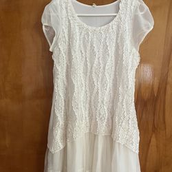 Pearl White Dress
