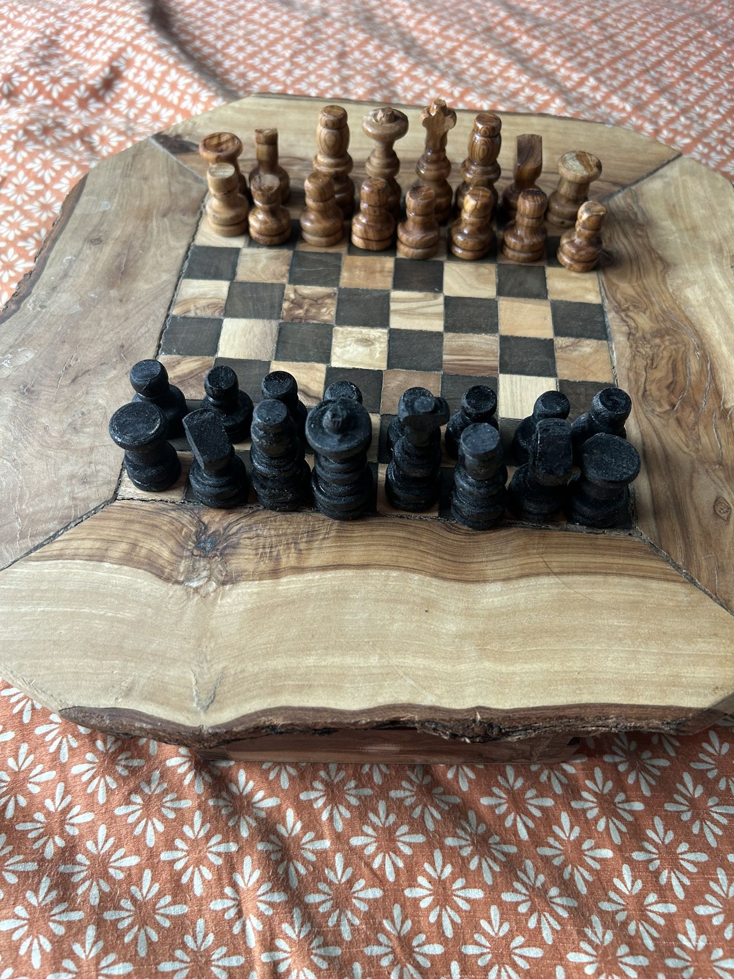 Rustic Chess Roll Rustic Chess Board for Sale in Queens, NY - OfferUp
